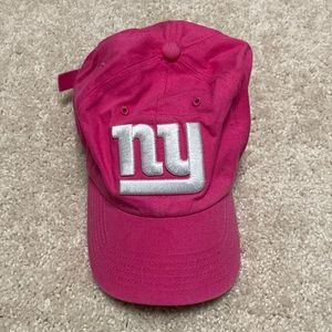Pink NY Giants Hat